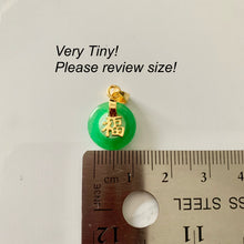 Load image into Gallery viewer, LUCKY JADE DONUT NECKLACE (MICRO)