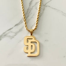 Load image into Gallery viewer, SAN DIEGO PADRES SD NECKLACE