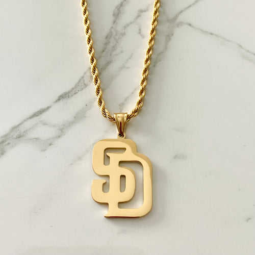 SAN DIEGO PADRES SD NECKLACE