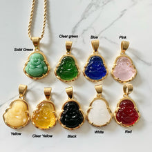 Load image into Gallery viewer, MINI JADE BUDDHA NECKLACE