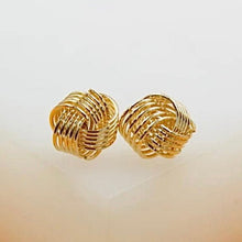 Load image into Gallery viewer, VINTAGE KNOT STUD EARRINGS