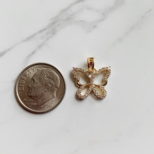 Load image into Gallery viewer, 14K BUTTERFLY PENDANT