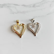 Load image into Gallery viewer, HEART CZ NECKLACE