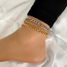 Load image into Gallery viewer, THICK FIGARO ANKLET (9”)