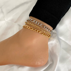THICK FIGARO ANKLET (9”)